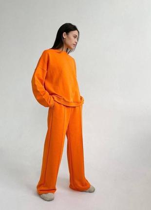 Прогулянковий костюм колір : мокко,фіалка,оранж,чорний,лимон р-р: 42-44,44-46,46-48,48-504 фото