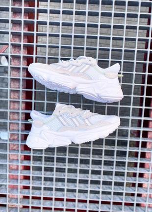 Женские кроссовки adidas ozweego cloud white | жіночі кросівки9 фото