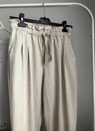Льняные штаны брюки женские2 фото