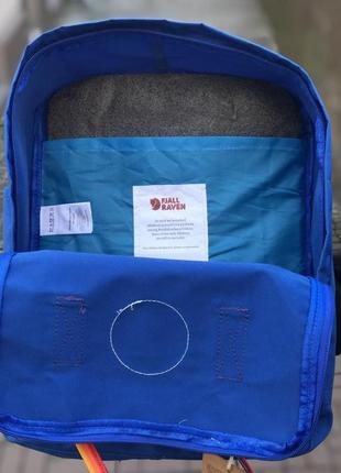 Рюкзак fjallraven kanken lake blue rainbow 16л / smb5 фото