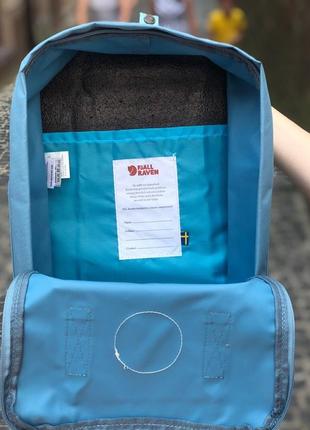 Рюкзак fjallraven kanken blue ridge-random blocked 16л / smb5 фото