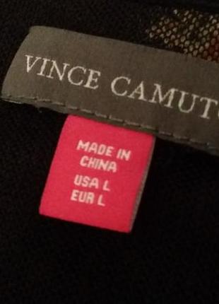 Топ, лонгслив; сетка,  vince camuto, ( l ) 5