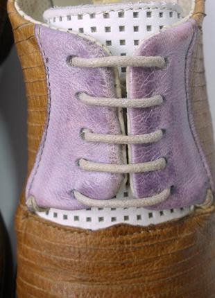 Женские итальянские кожаные туфли piranha р.378 фото