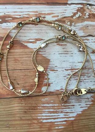 Ланцюг кольє намисто колір золото