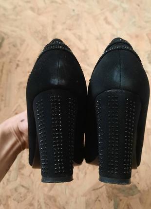 Туфли женские, замшевые туфли, размер 376 фото
