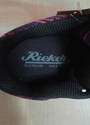 Текстильні жіночі кросівки rieker5 фото