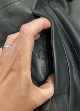 Кожаный тренч