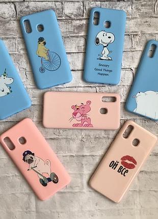 Силіконові чохли з малюнком для samsung a20/a30