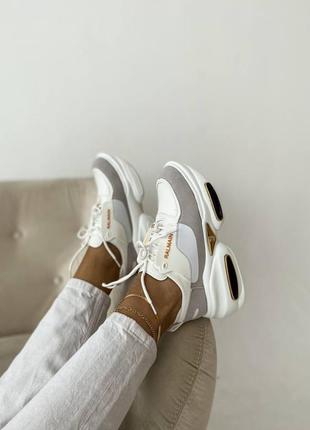 Жіночі кросівки білі спортивні літні/осінні6 фото