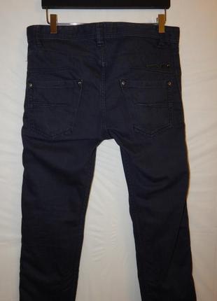 Джинсы diesel darron regular slim tapered fit 008qu midnight/blue jeans7 фото