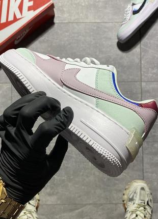 Кросівки nike air force 1 shadow white mint3 фото