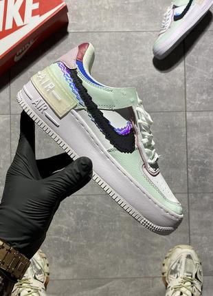 Кросівки with nike air force 1 white shadow mint
