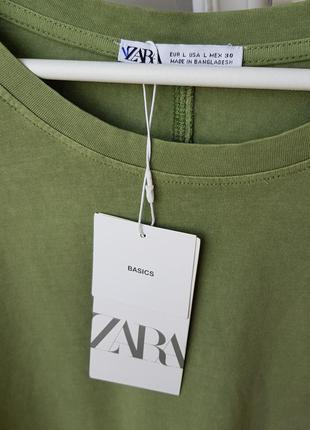 Zara  платье zara 4873/177/500 m зеленое10 фото