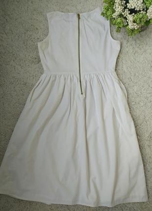 Платье белое,размер 38.2 фото