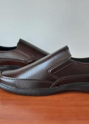 Туфли мужские коричневые - туфлі чоловічі коричневі6 фото