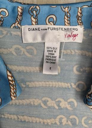 Шелковая блуза на запах люкс бренд diane von furstenberg. оригинал3 фото