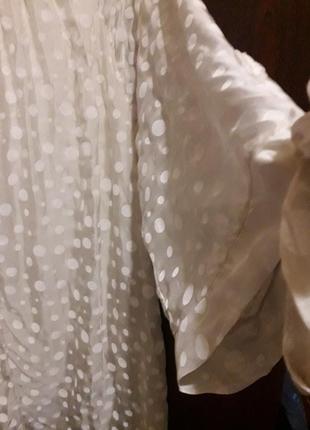 Невероятной красоты блуза из натурального шелка италия6 фото