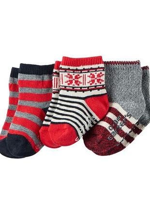 Носки carters 3 пары . 0-3 месяцев cr03294