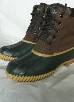 The duckshoe boots, осенне зимние ботинки 38р(7р)-24,5см, оригинал кожанные, не промокают, теплые1 фото