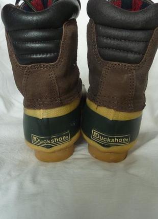 The duckshoe boots, осенне зимние ботинки 38р(7р)-24,5см, оригинал кожанные, не промокают, теплые2 фото