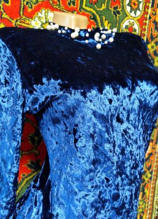 Шалене боди из мраморного велюра шикарного цвета, украшено жемчугом, италия6 фото