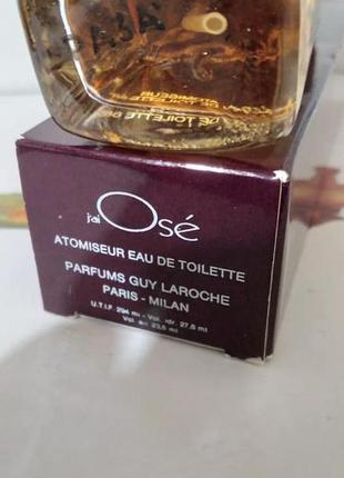 Guy laroche ''j'ai ose''-edt 40ml vintage7 фото