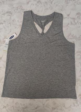 Лёгкая майка для спорта и отдыха с интересной спинкой old navy active сша