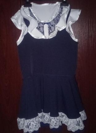Школьный сарафан, школьная блузка, школьная форма1 фото