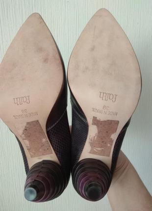 Кожаные туфли бразильского бренда faith8 фото