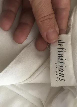 Белая шифоновая юбка италия definitions . р. 38/m3 фото