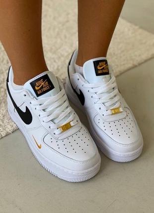 Стильные кроссовки унисекс ( 37-45 р ) nike air force белые кожаные найк форс демисезонные