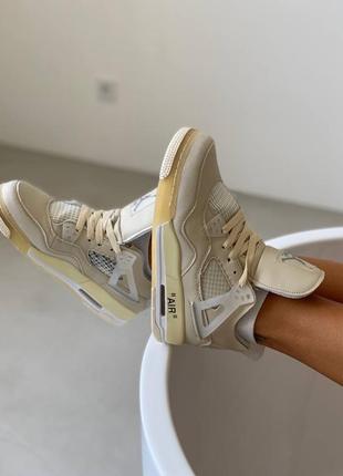 Стильные кожаные кроссовки унисекс ( 36-44 р ) демисезонные найк nike air jordan3 фото