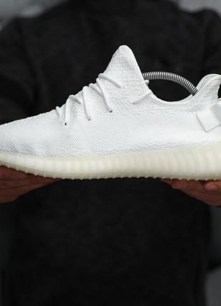 Текстильні білі кросівки adidas yeezy boost 350 демісезонні адідас5 фото