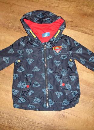 Куртка, вітрівка на трикотажній підкладці на 9-12 міс