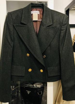 Жакет guy laroche paris франция винтаж шерсть