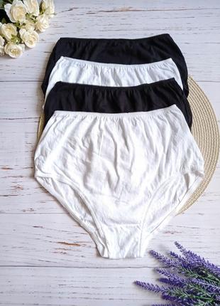 Набір котонових трусиків з високою посадкою від primark