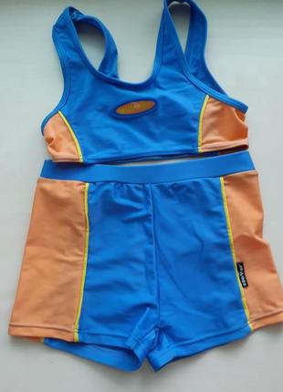 Німецький купальник топік з шортиками р-р 134-146.німеччина