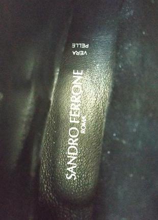 Італійські шкіряні черевики челсі люкс бренду sandro ferrone нові черевики козаки заводські складки7 фото