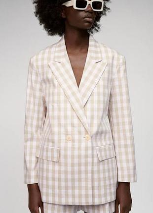 Летний костюм в клетку