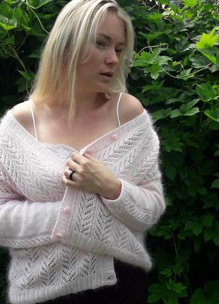 Ангоровий  кардиган