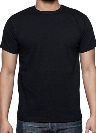 Черные базовые футболки тм ezgi туречка1 фото