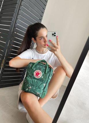 Рюкзак Fjallraven kanken рюкзак портфель фьялравен канкен мини зеленый
