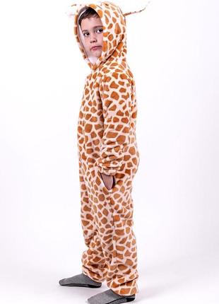 Кигуруми плюшевый жираф, комбинезон2 фото