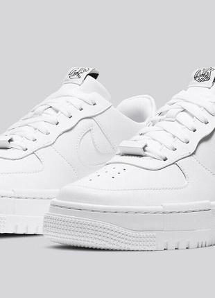 Кросівки жіночі, чоловічі nike air force 1 pixel білі (найк аїр форс піксель, форси)