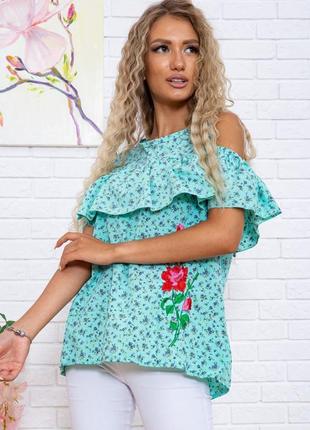 Блуза цвет зеленый