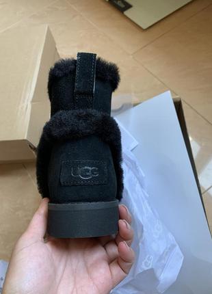 Уггі чоботи черевики, ugg classic mini fluff spill seam2 фото