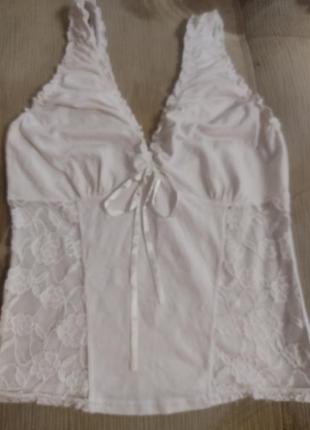 Кофтинка-майка з гіпюром