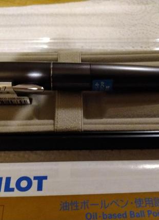 Pilot ballpoint pen, cocoon metallic gray ручка шариковая япония2 фото