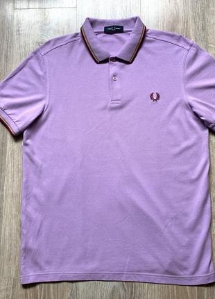Мужская хлопковая поло футболка fred perry