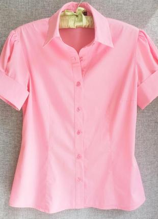 Рубашка блузка школьная с изюминкой 44-46 размер1 фото
